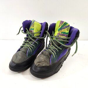Vintage Venture Hi-Top Sneakers Purple Back to the Future Mens 7.5